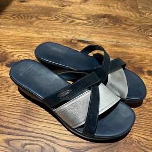 Cole Haan Women's Sandals in Black and Silver